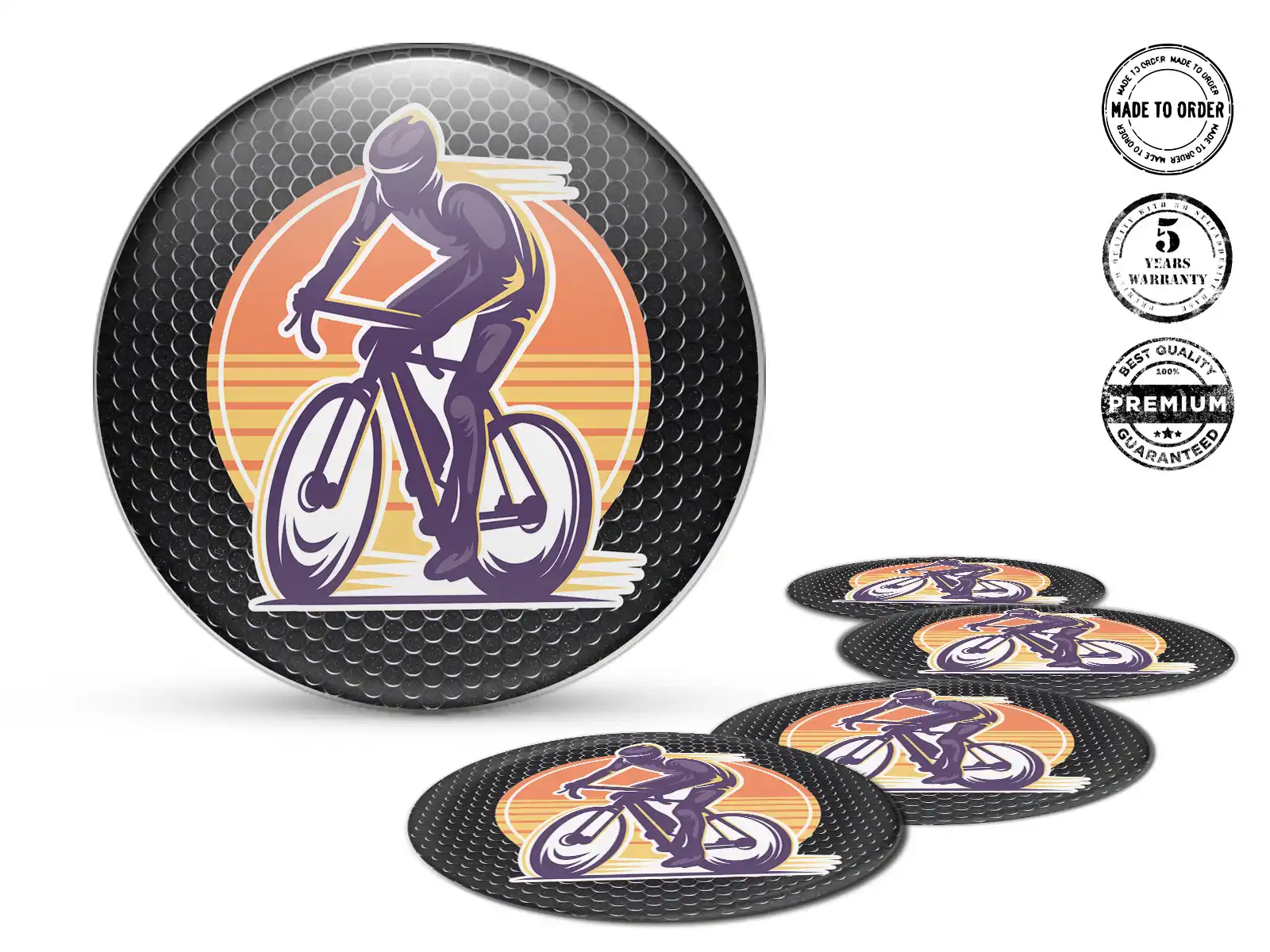 Pegatina Cúpula Logo Insignia Racing Tuning